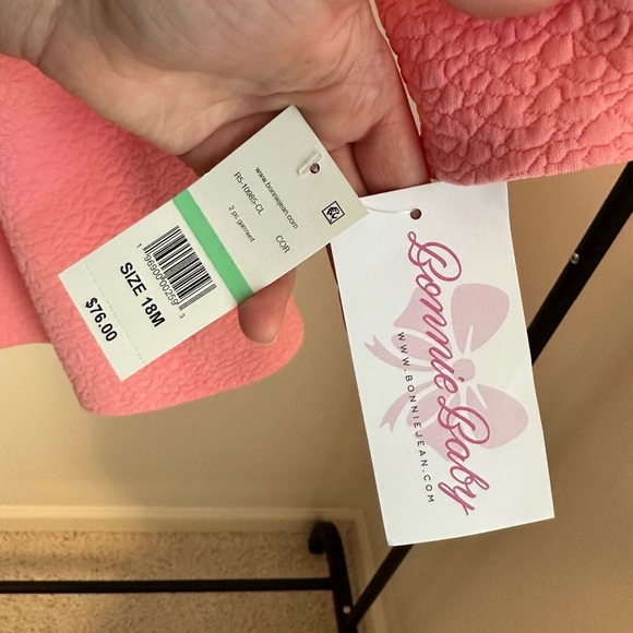 NWT Bonnie Baby Pink Jacket Size 18months - Picture 5 of 5